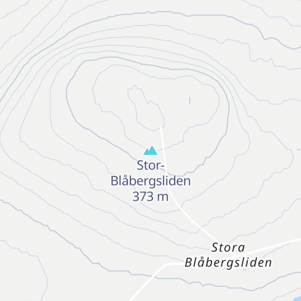 Map of Stor-Blåbergsliden