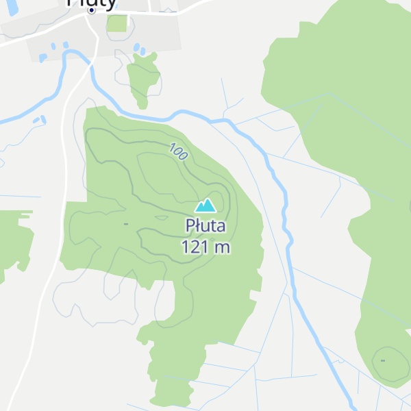 Map of Płuta