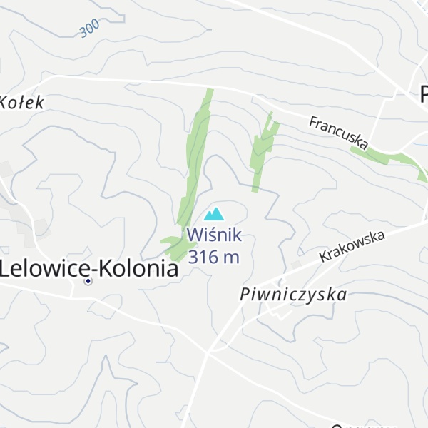 Map of Wiśnik