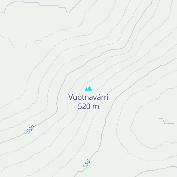 Map of Vuotnavárri
