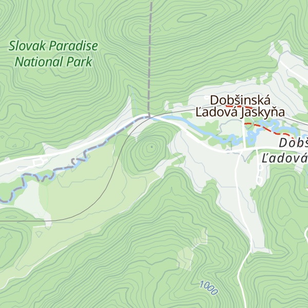 Map of Ostrá skala