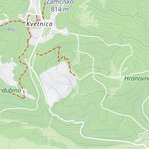Map of Zámčisko