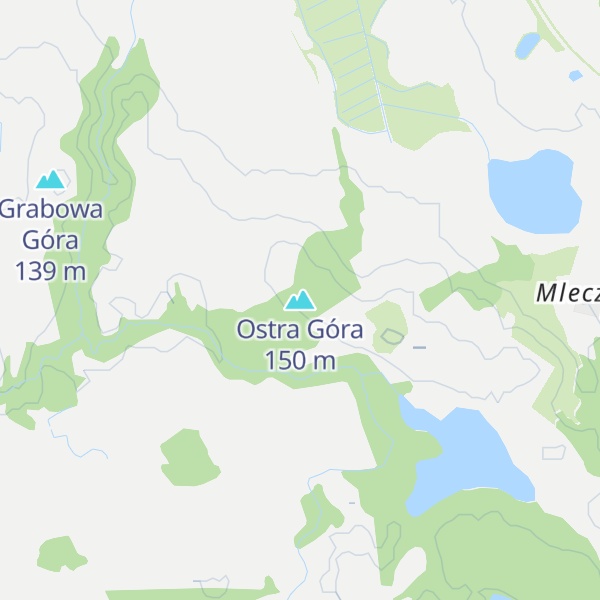 Map of Ostra Góra