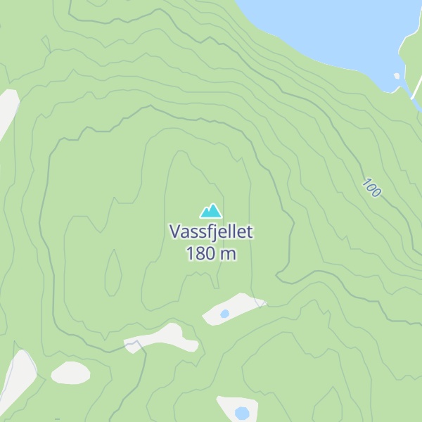 Map of Vassfjellet