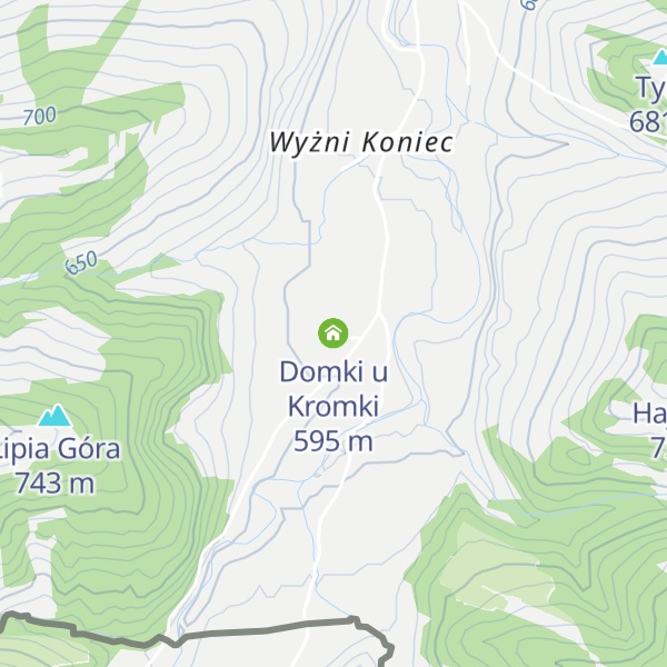 Map of Domki u Kromki