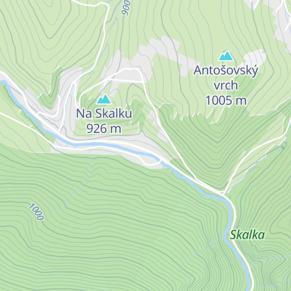 Map of Chata U Jany