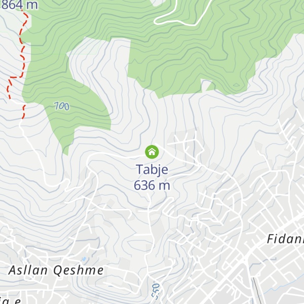 Map of Tabje