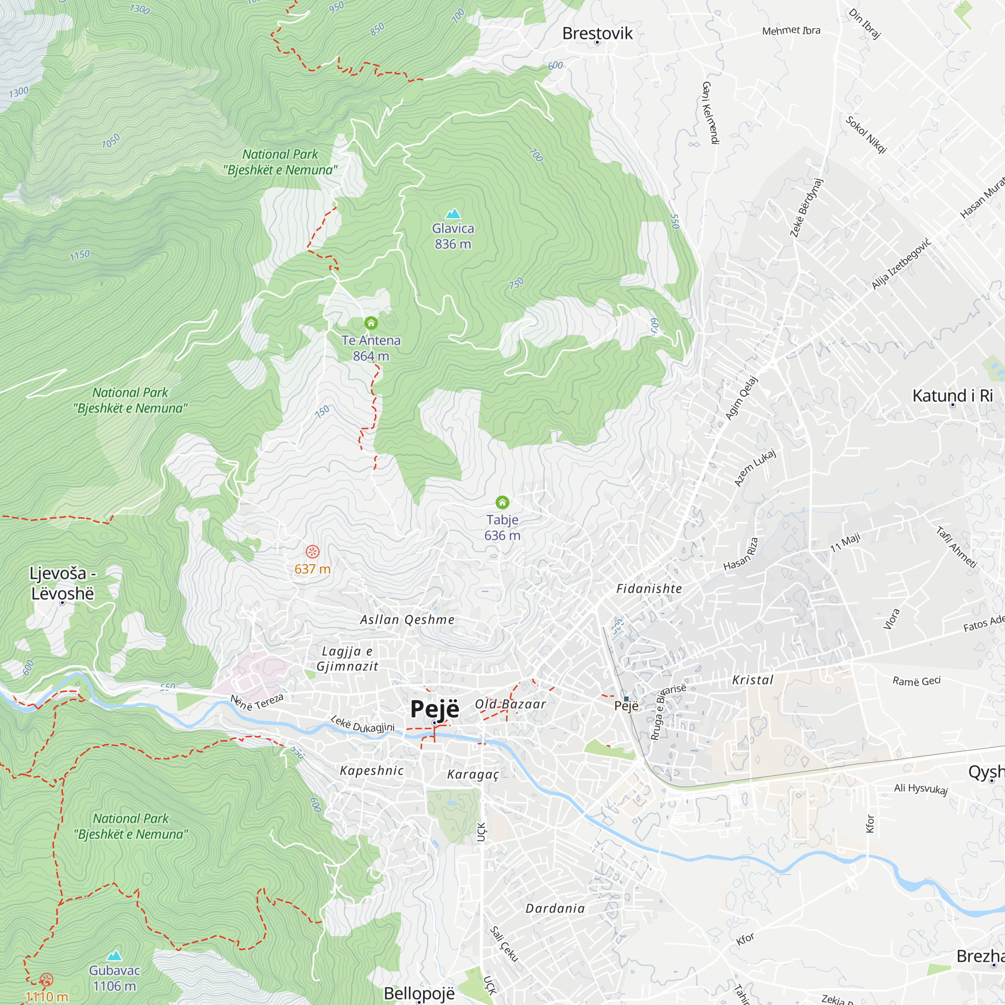 Tabje map