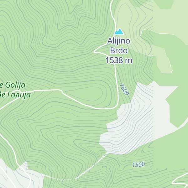 Map of Debelo brdo