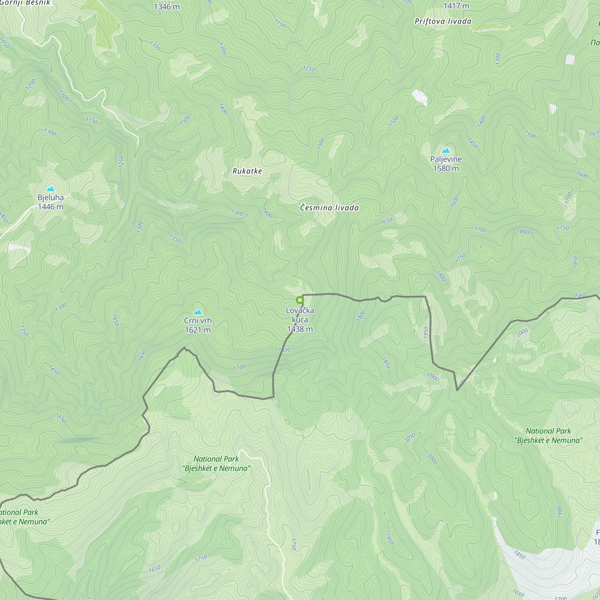 Lovačka kuća map