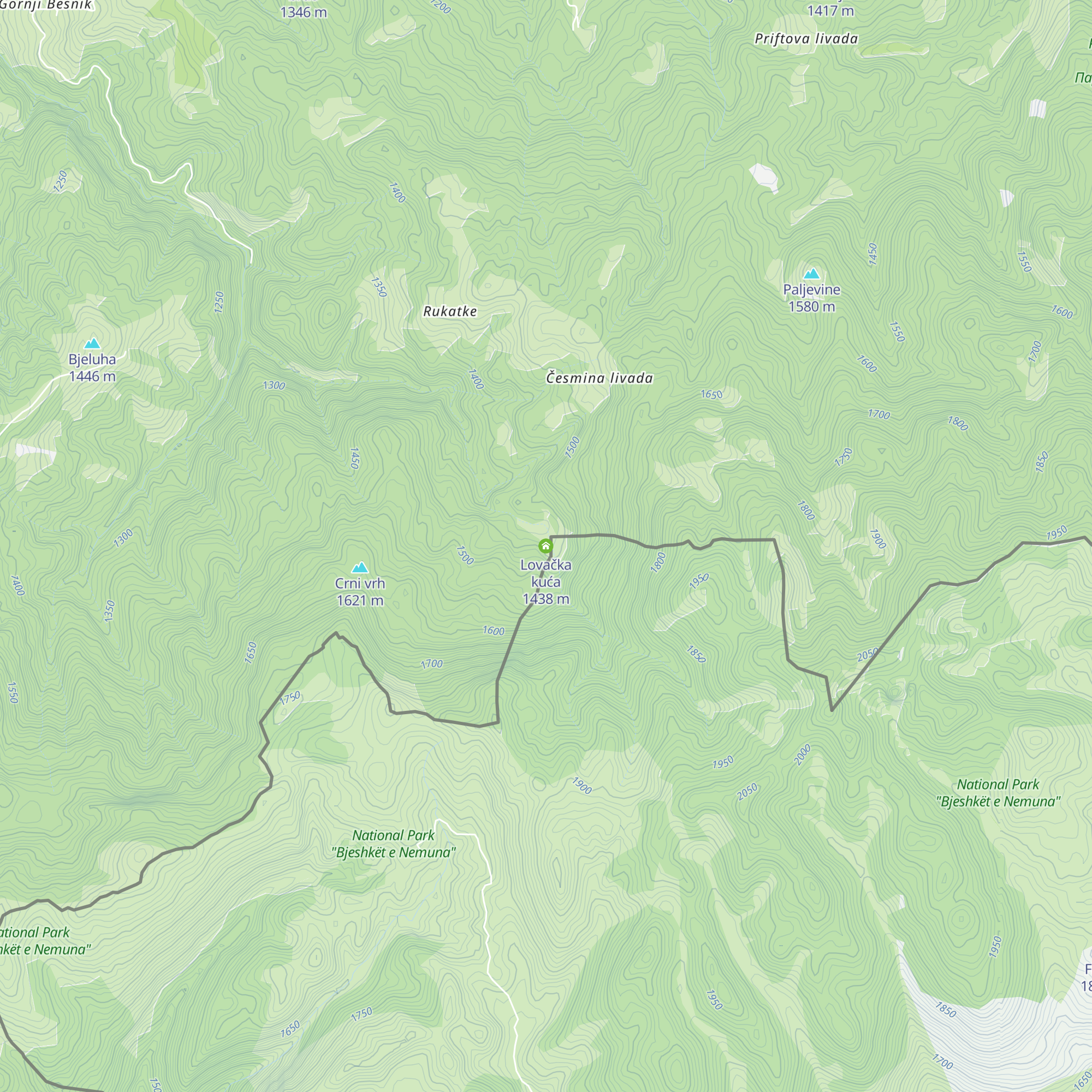 Lovačka kuća map