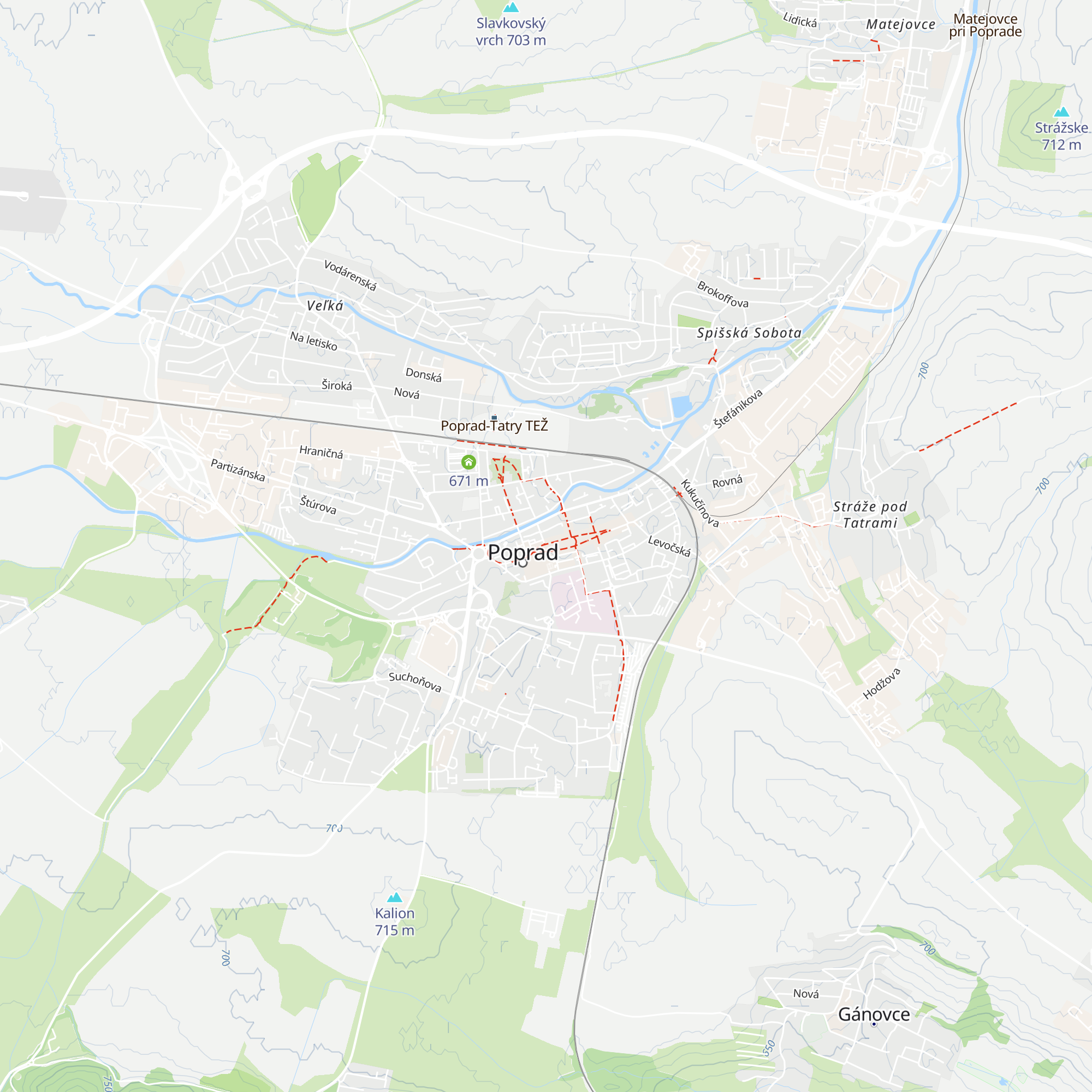 Mestská informačná kancelária Poprad map