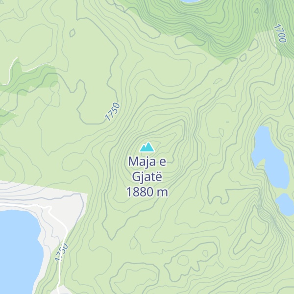 Map of Maja e Gjatë