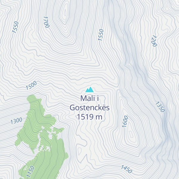 Map of Mali i Gostenckës