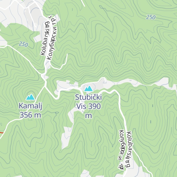 Map of Stubički Vis