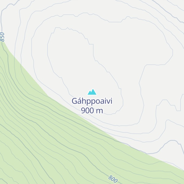 Map of Gáhppoaivi