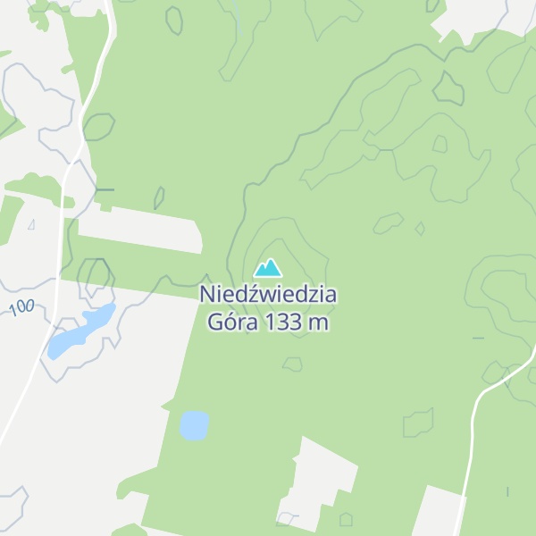 Map of Niedźwiedzia Góra
