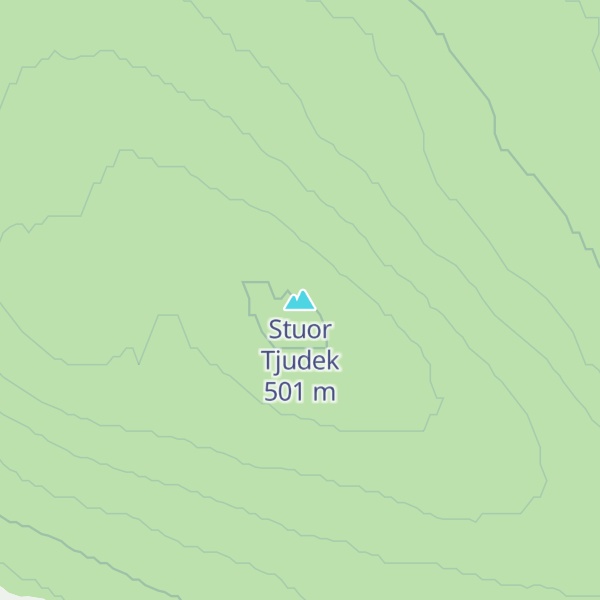 Map of Stuor Tjudek