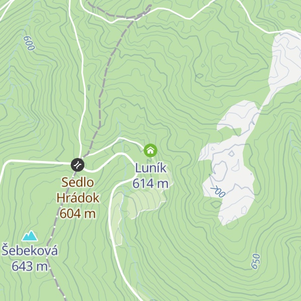 Map of Luník