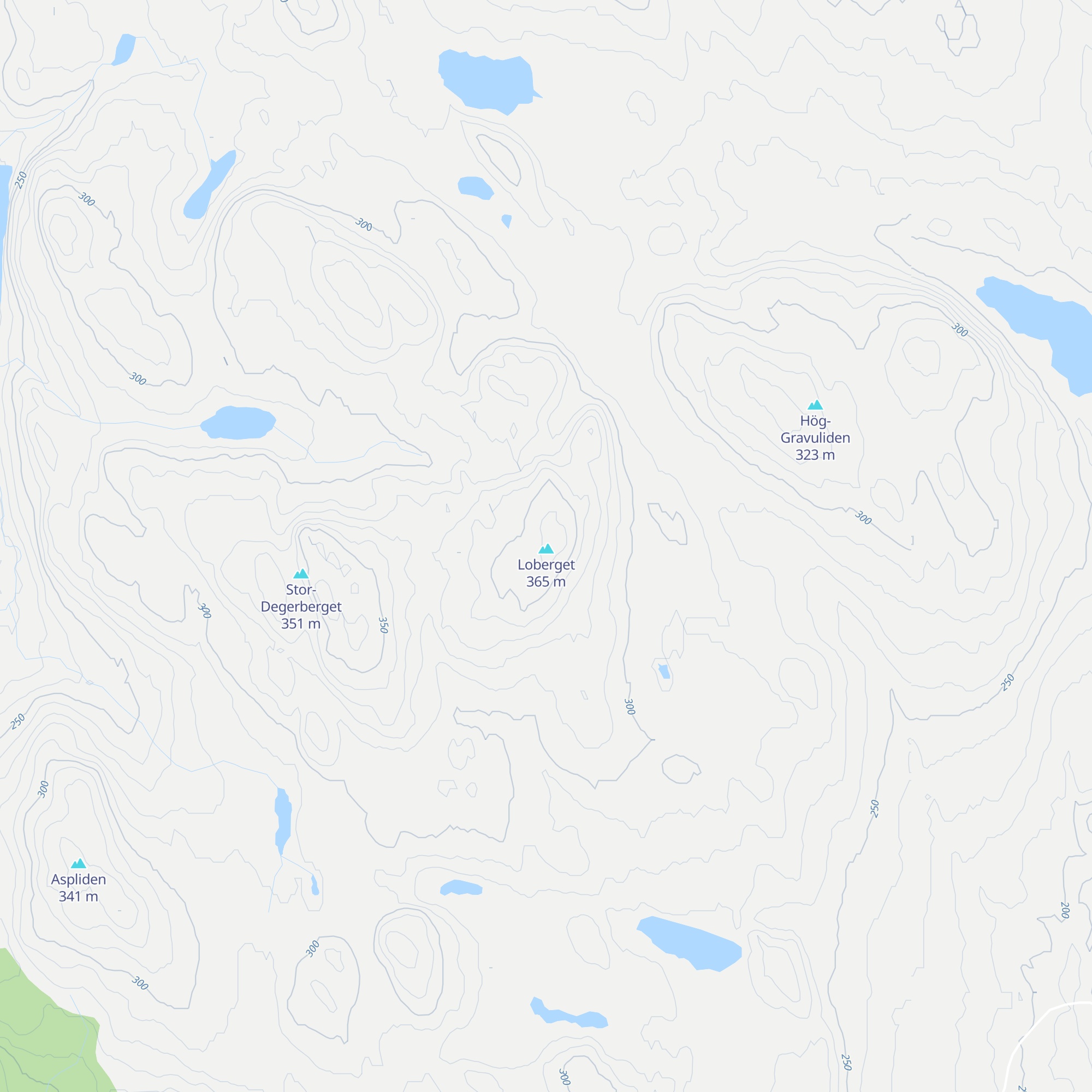 Lobergsstugan map