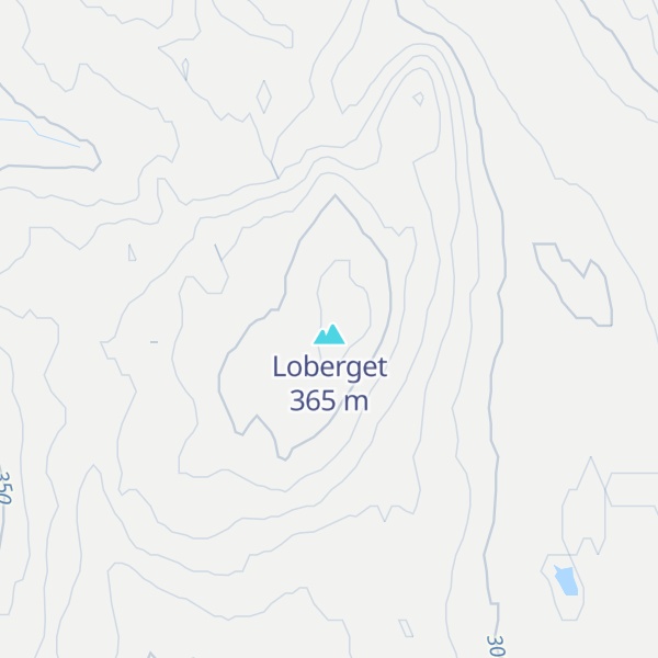 Map of Lobergsstugan
