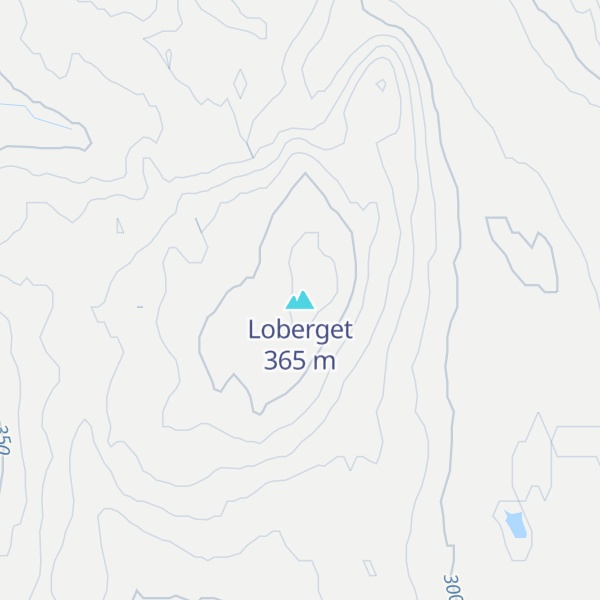 Map of Loberget