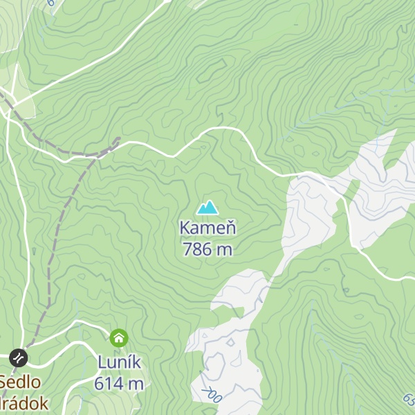 Map of Kameň