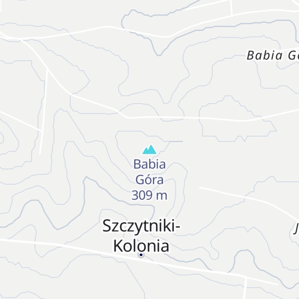 Map of Babia Góra