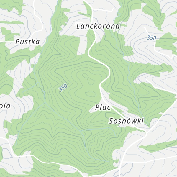 Map of Trzecia Góra