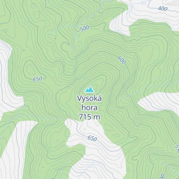 Map of Vysoká hora