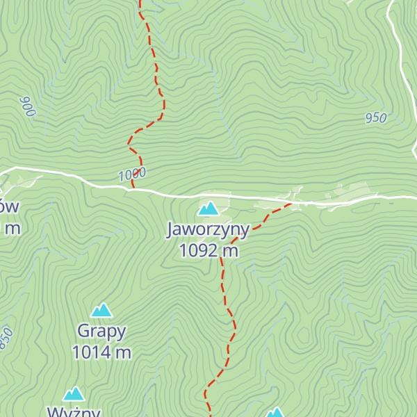 Map of Jaworzyny