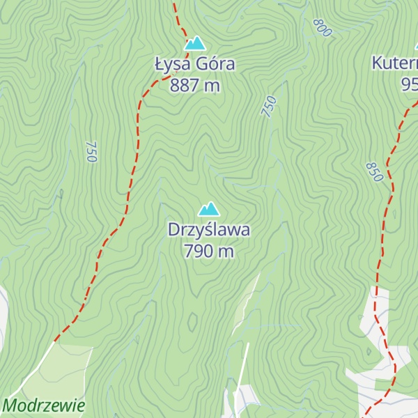 Map of Drzyślawa