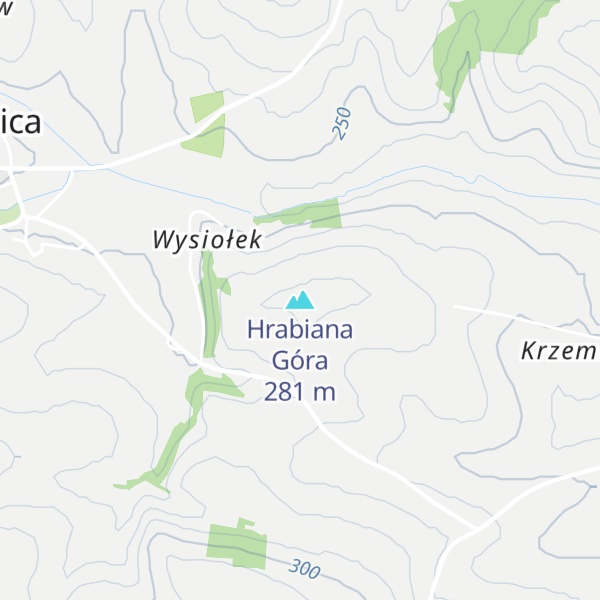 Map of Hrabiana Góra
