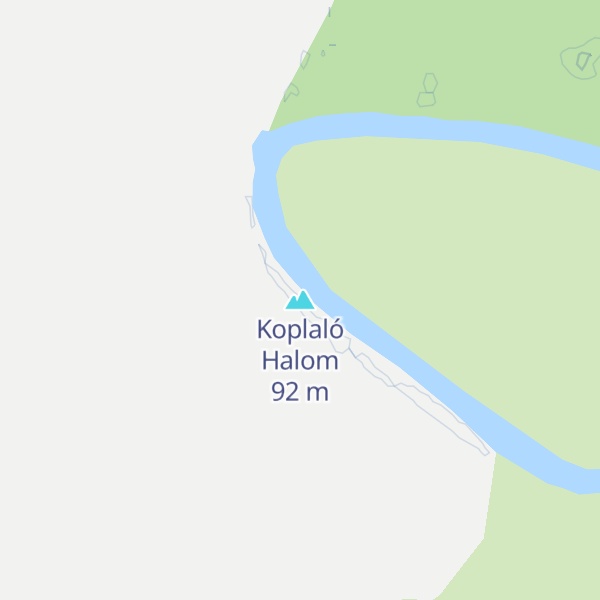 Map of Koplaló Halom