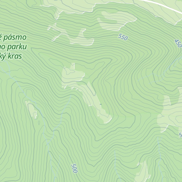 Map of Stará hora