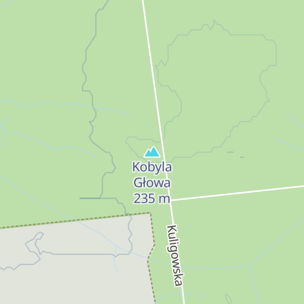 Map of Kobyla Głowa