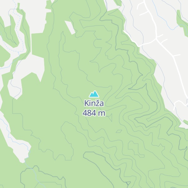 Map of Kinža
