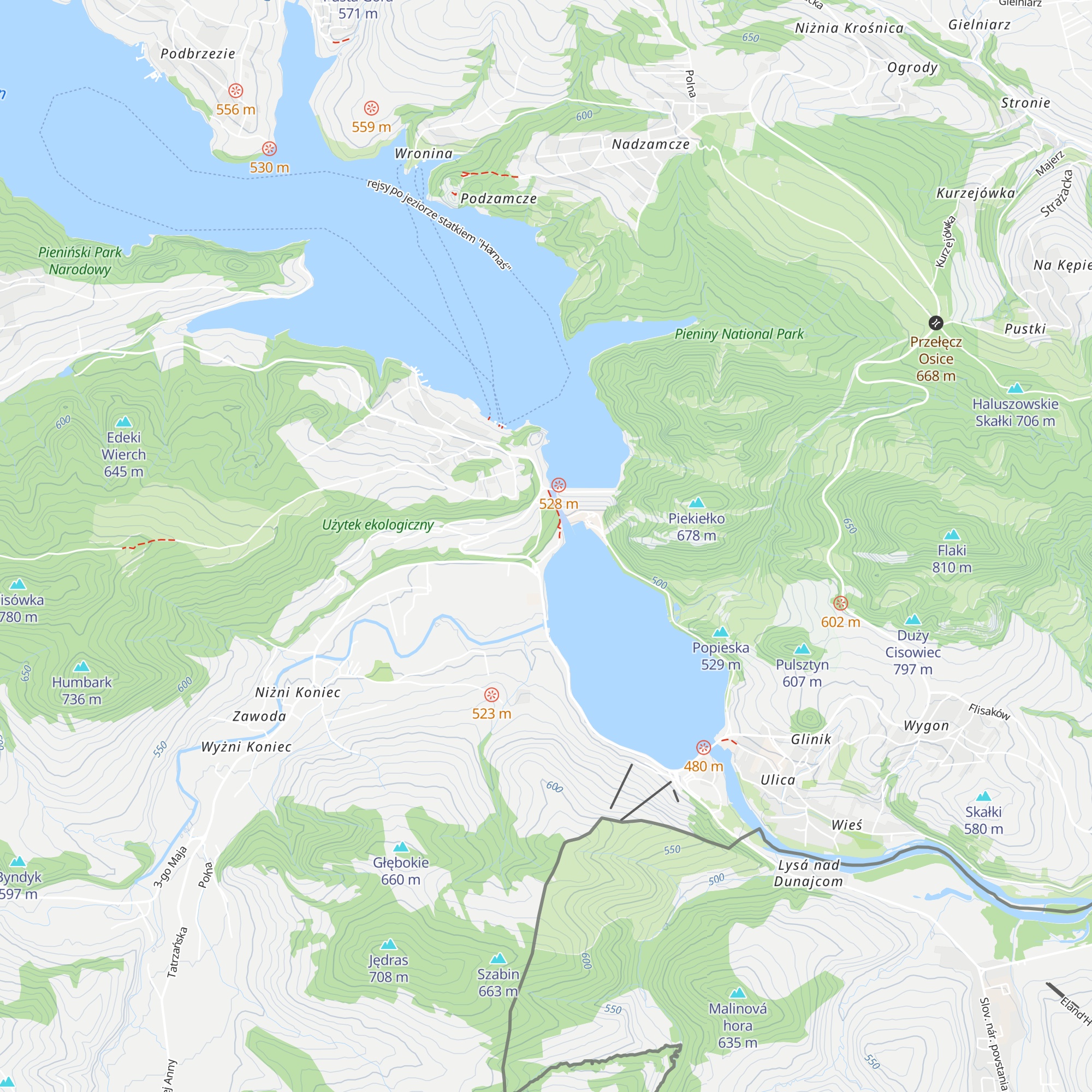 Kasa parkingu map