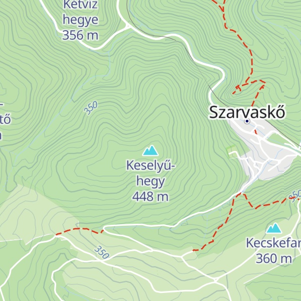 Map of Keselyű-hegy