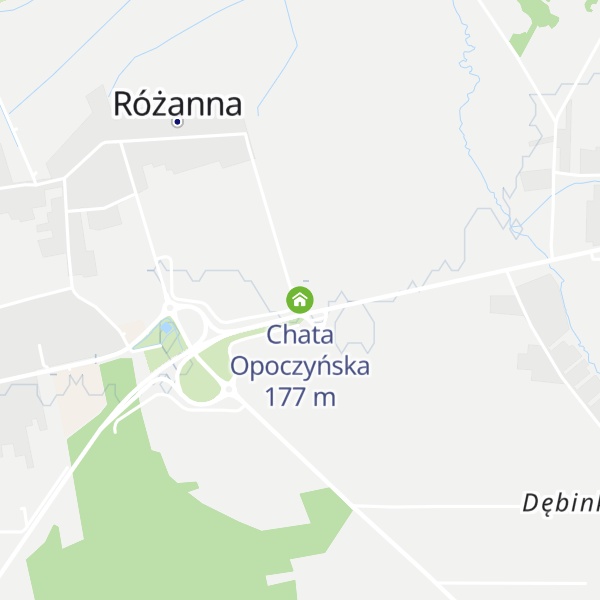Map of Chata Opoczyńska