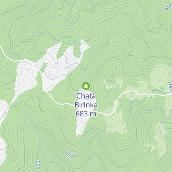 Map of Chata Birinka