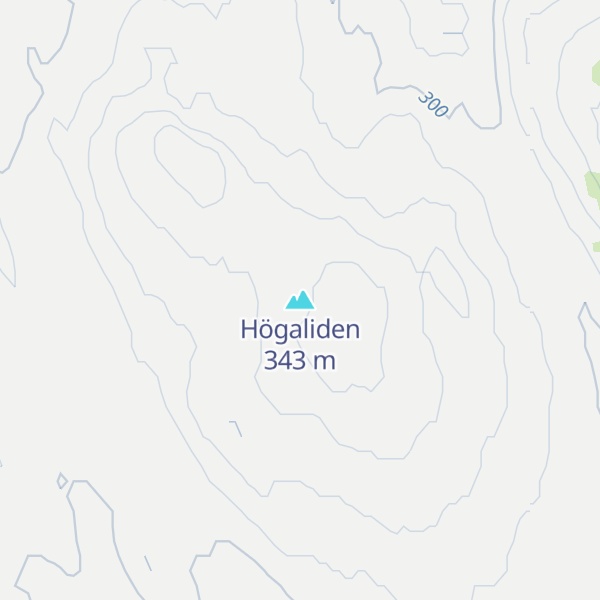 Map of Högaliden