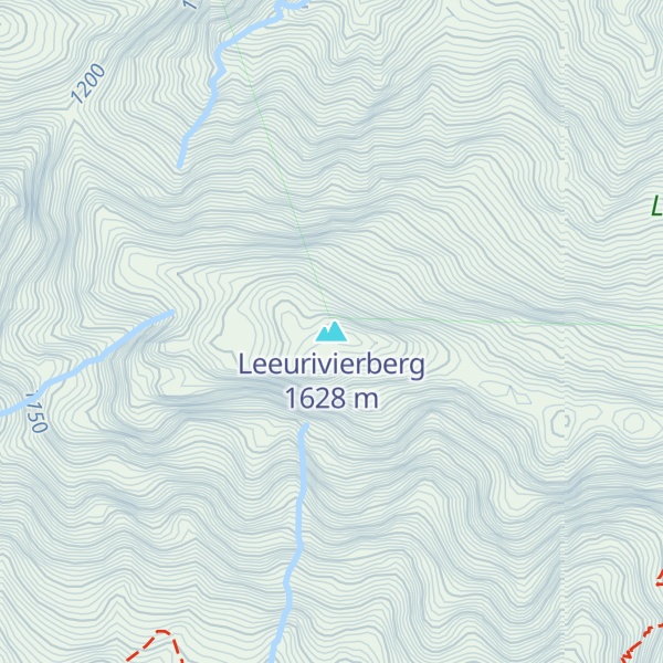 Map of Leeurivierberg