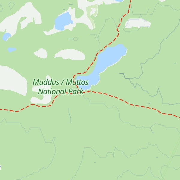 Map of Nammajávrre