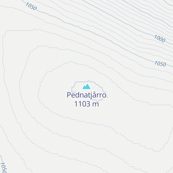 Map of Pednatjårro