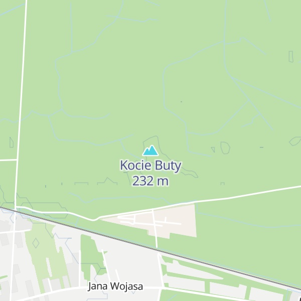 Map of Kocie Buty