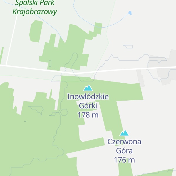 Map of Inowłódzkie Górki