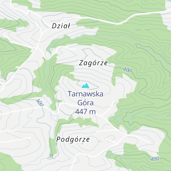 Map of Tarnawska Góra