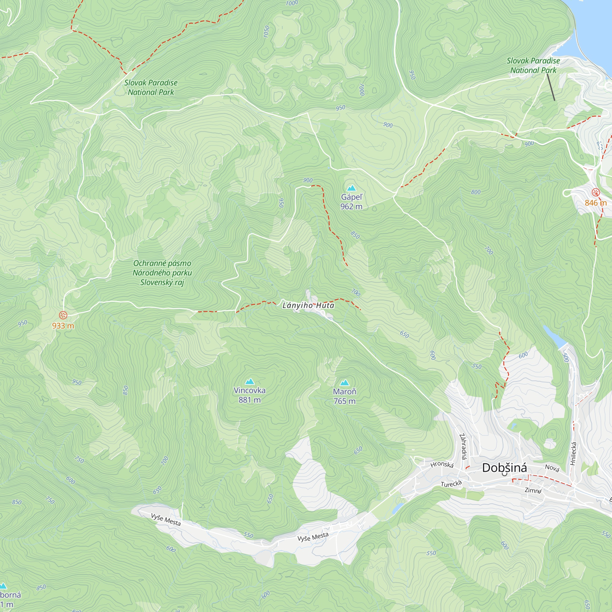 Stará horáreň map