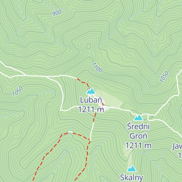 Map of Lubań